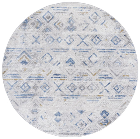 Safavieh Palma 6'-7" x 6'-7" Rug in Beige / Light Blue