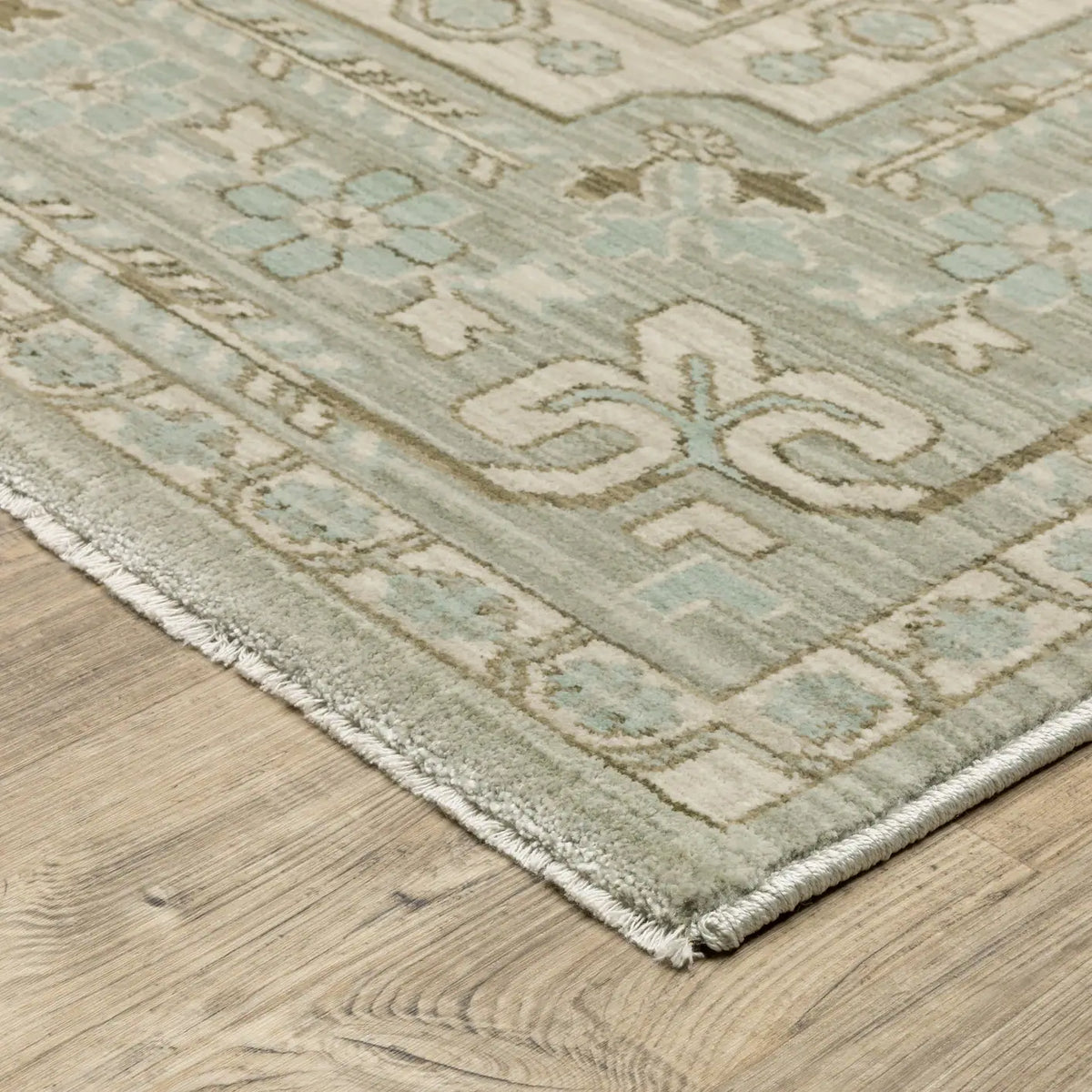 Oriental Weavers Sphinx Maeve MAE04 Blue Rugs - corner detail