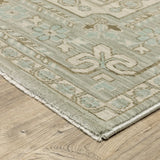 Oriental Weavers Sphinx Maeve MAE04 Blue Rugs - corner detail