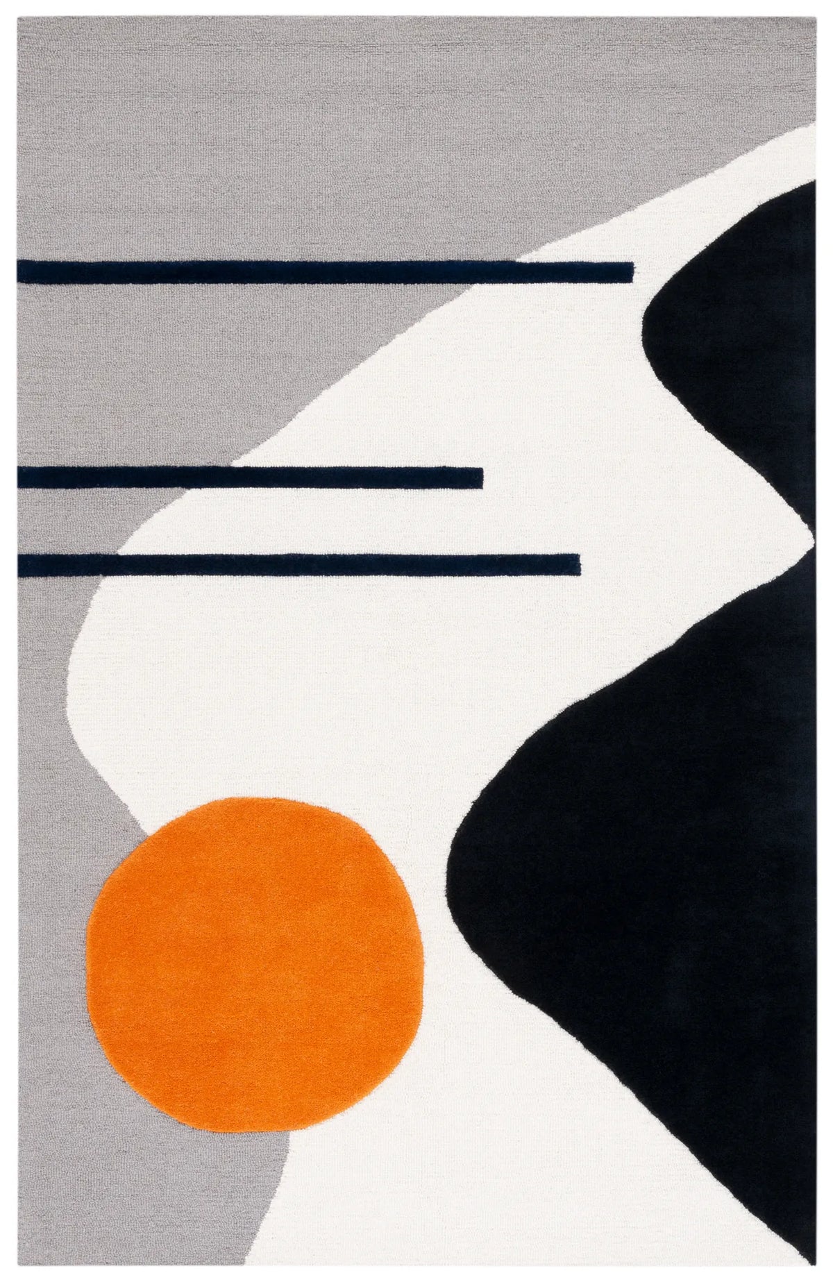 Safavieh Rodeo Drive 4'-0" x 6'-0" Rug in Grey / Black