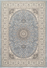 Dynamic Rugs Ancient Garden 57119 Steel Blue / Cream Rugs - Rectangular