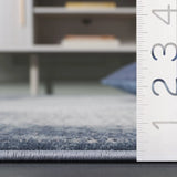 Safavieh Meadow 4'-0" x 6'-0" Rug in Blue / Ivory