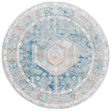 Safavieh Shivan 6'-7" x 6'-7" Rug in Blue / Gold
