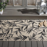 Safavieh Courtyard 2'-7" x 5'-0" Rug in Beige / Anthracite