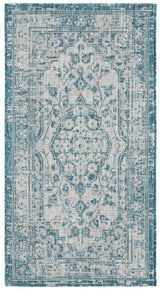 Safavieh Courtyard 2'-7" x 5'-0" Rug in Grey / Blue