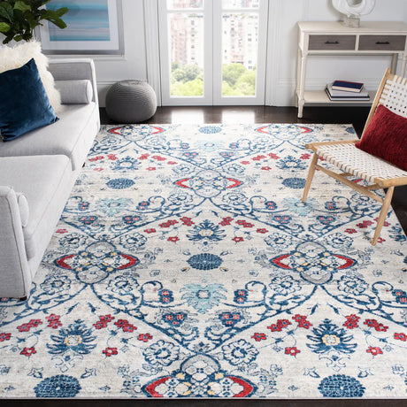 Safavieh Brentwood 10'-0" x 13'-0" Rug in Navy / Grey