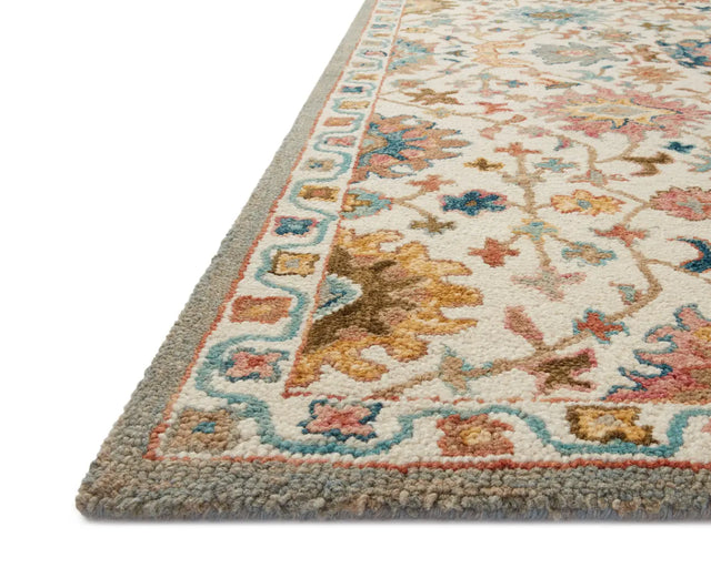 Loloi Padma Pma-05 Ivory/Multi Rug - rug corner