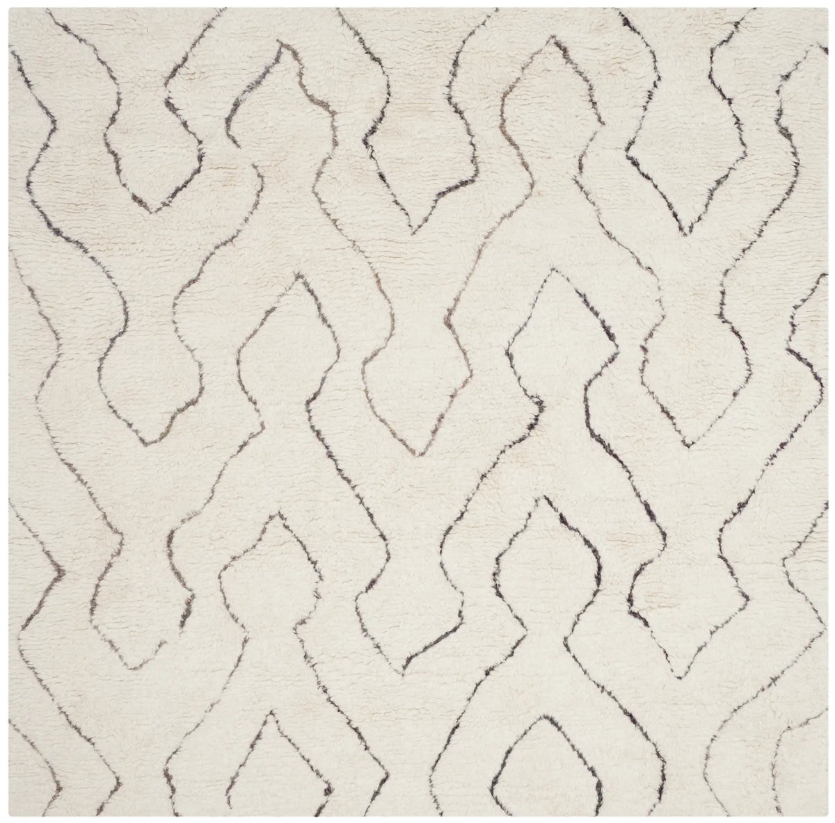 Safavieh Casablanca 6'-0" x 6'-0" Rug in Ivory / Multi