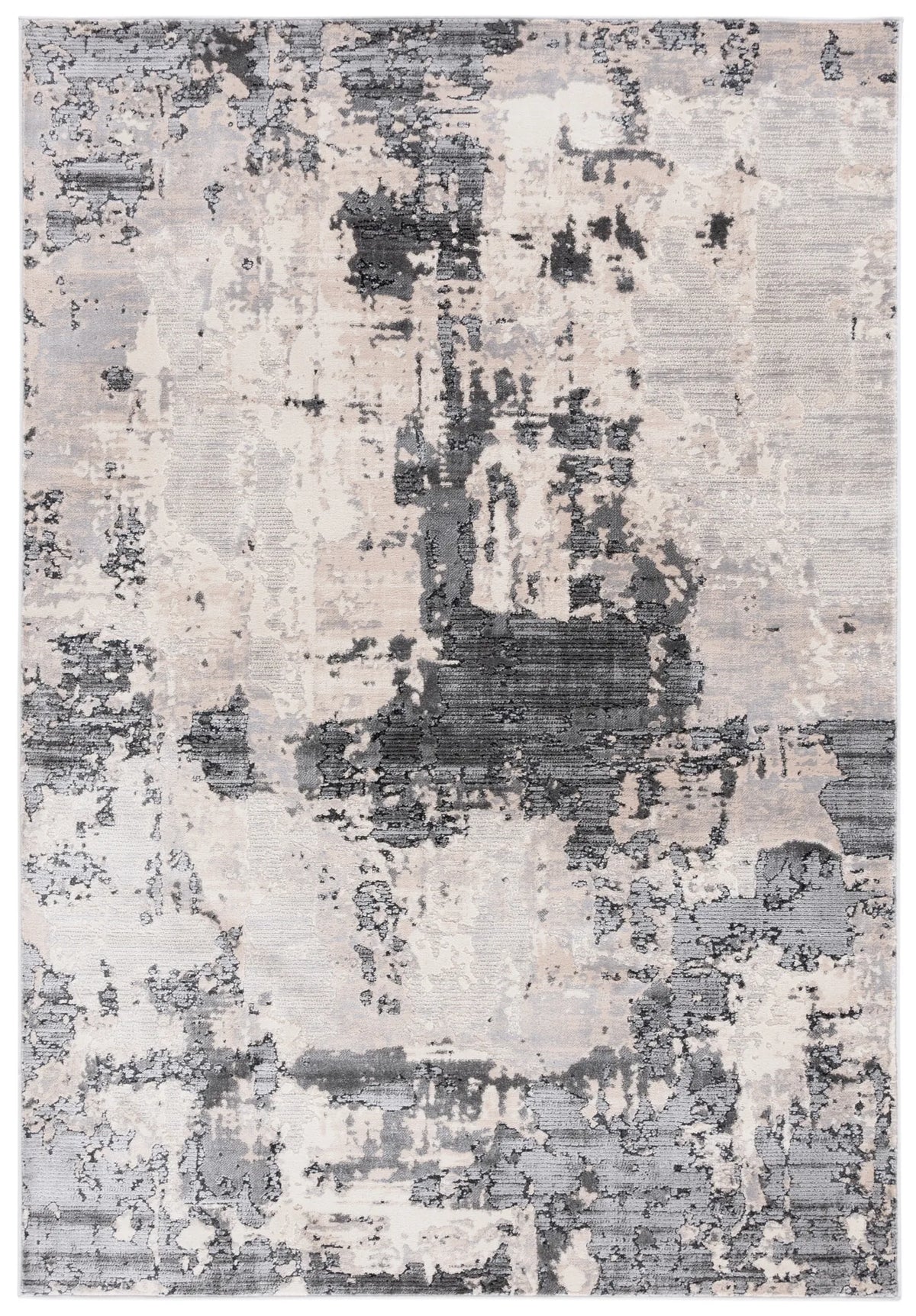 Safavieh Whisper 4'-0" x 6'-0" Rug in Grey / Light Beige