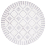 Safavieh Marrakesh 6'-7" x 6'-7" Rug in Ivory / Grey