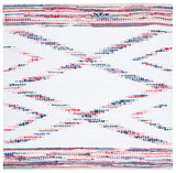 Safavieh Montauk 6'-0" x 6'-0" Rug in Ivory / Blue