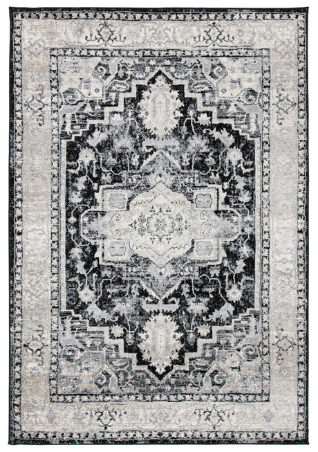 Safavieh Brentwood 4'-0" x 6'-0" Rug in Black / Grey