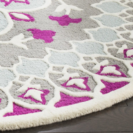Safavieh Bellagio 5'-0" x 5'-0" Rug in Grey / Ivory