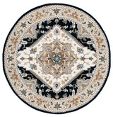 Safavieh Heritage 6'-0" x 6'-0" Rug in Beige / Navy