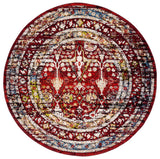 Safavieh Amsterdam 6'-7" x 6'-7" Rug in Red