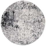 Safavieh Tulum 6'-7" x 6'-7" Rug in Ivory / Black