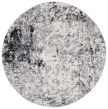 Safavieh Tulum 6'-7" x 6'-7" Rug in Ivory / Black