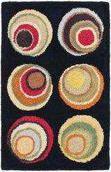 Safavieh Soho 2'-0" x 3'-0" Rug in Black / Multi