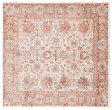Safavieh Valencia 6'-4" x 6'-4" Rug in Ivory / Rust