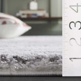 Safavieh Jasmine Shag 4'-0" x 6'-0" Rug in Ivory / Grey