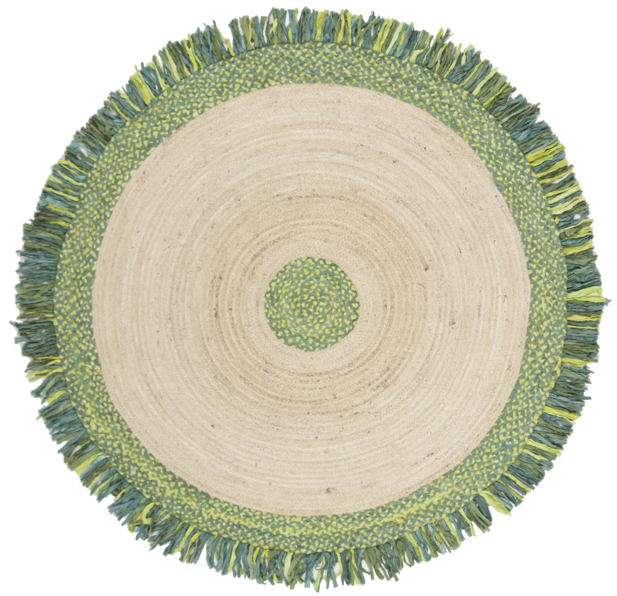 Safavieh Cape Cod 5'-0" x 5'-0" Rug in Green / Natural