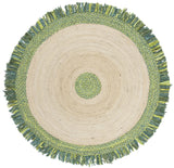 Safavieh Cape Cod 5'-0" x 5'-0" Rug in Green / Natural
