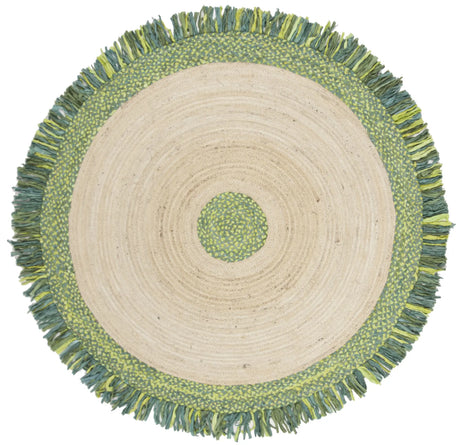 Safavieh Cape Cod 5'-0" x 5'-0" Rug in Green / Natural