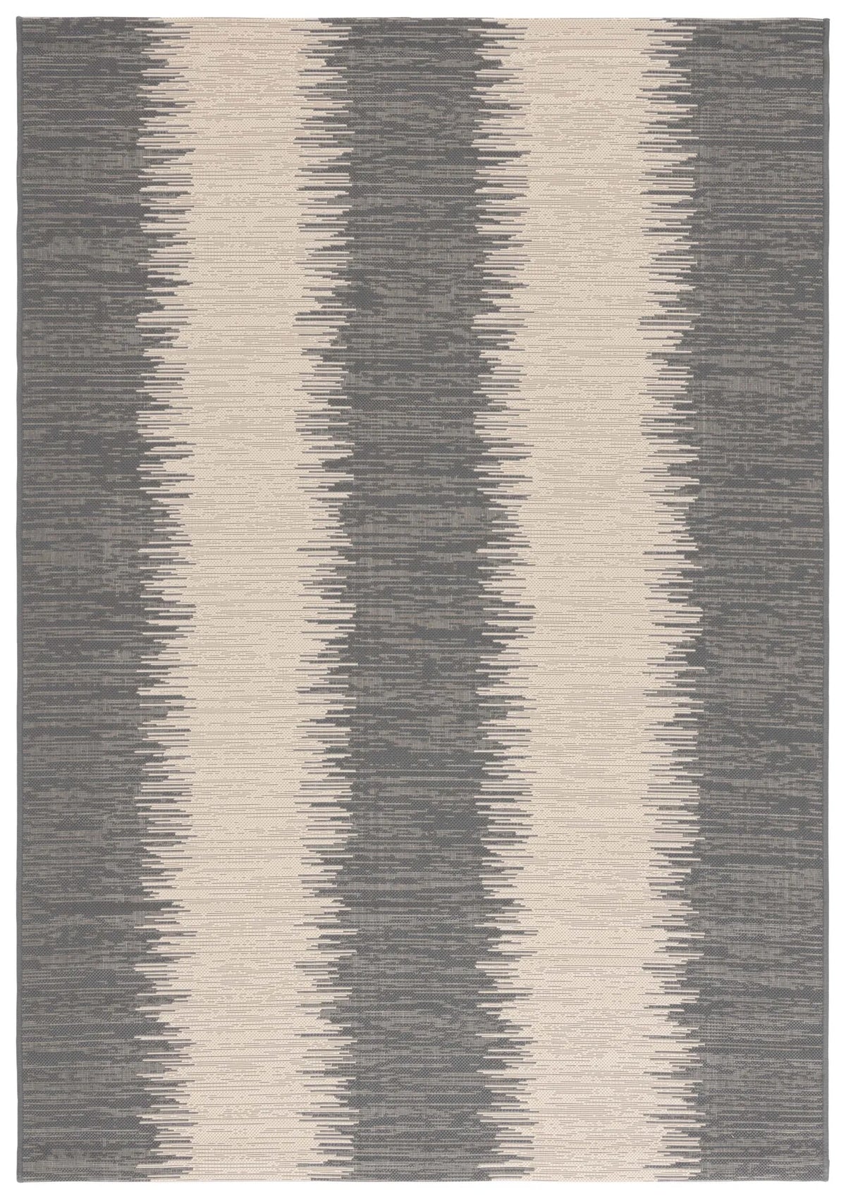 Safavieh Courtyard 5'-3" x 7'-7" Rug in Beige / Anthracite