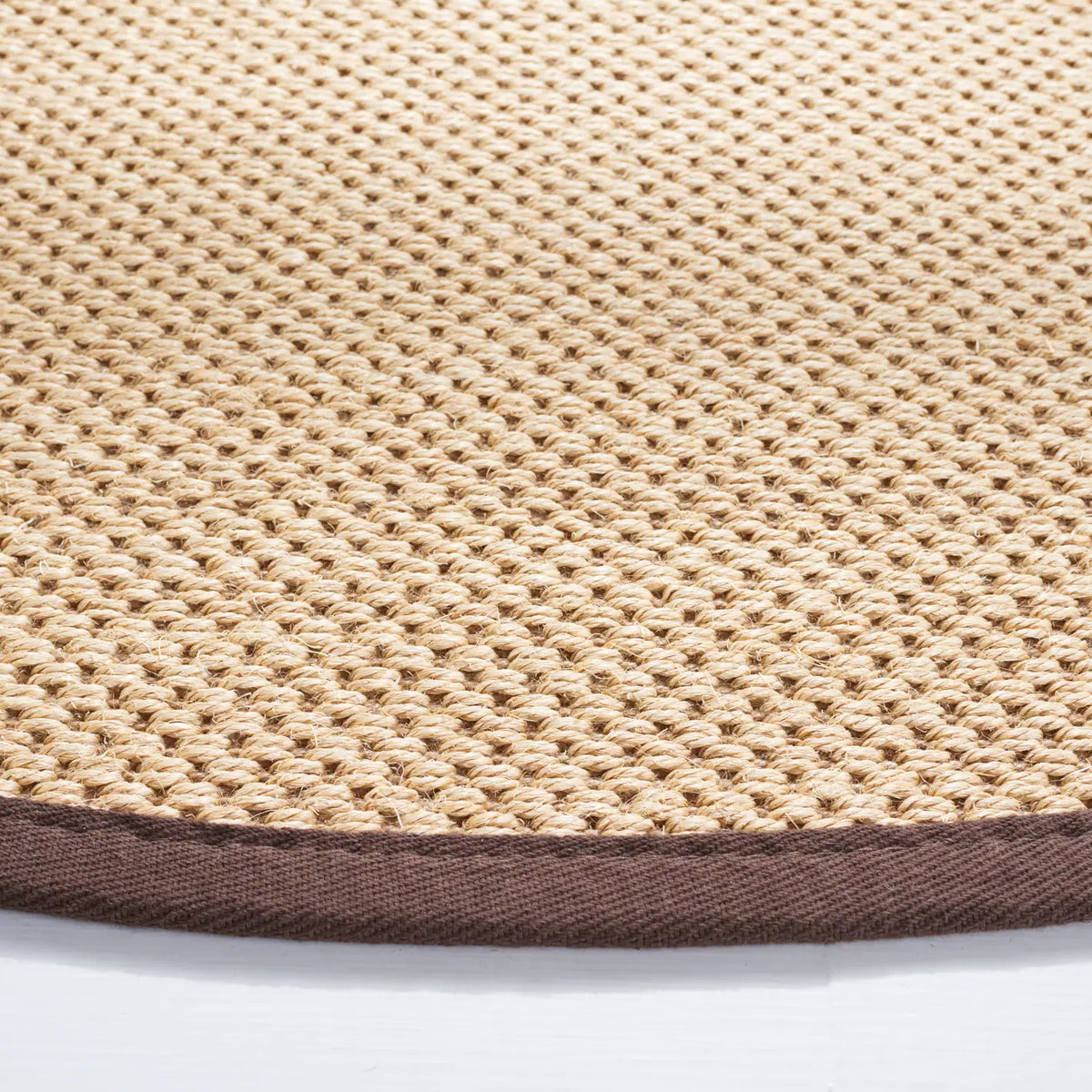 Safavieh Natural Fiber 6'-0" x 6'-0" Rug in Maize / Brown