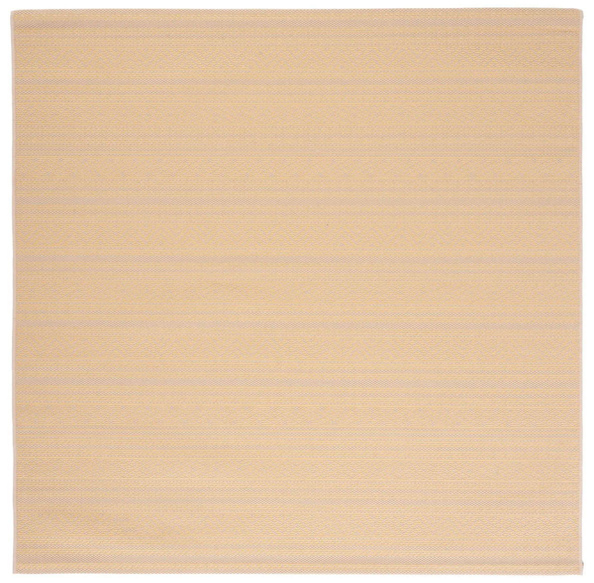 Safavieh Courtyard 6'-7" x 6'-7" Rug in Beige / Gold