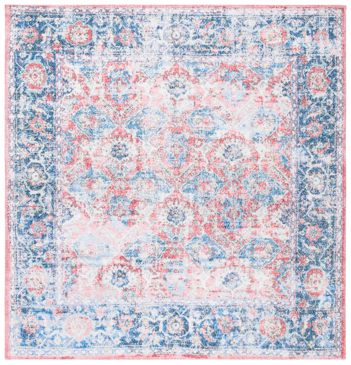 Safavieh Saffron 6'-0" x 6'-0" Rug in Rust / Blue
