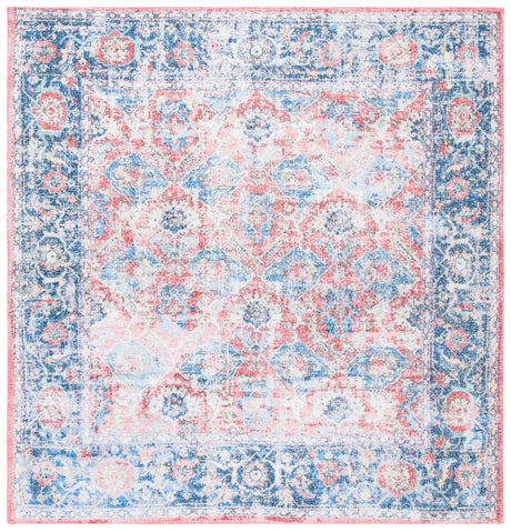 Safavieh Saffron 6'-0" x 6'-0" Rug in Rust / Blue