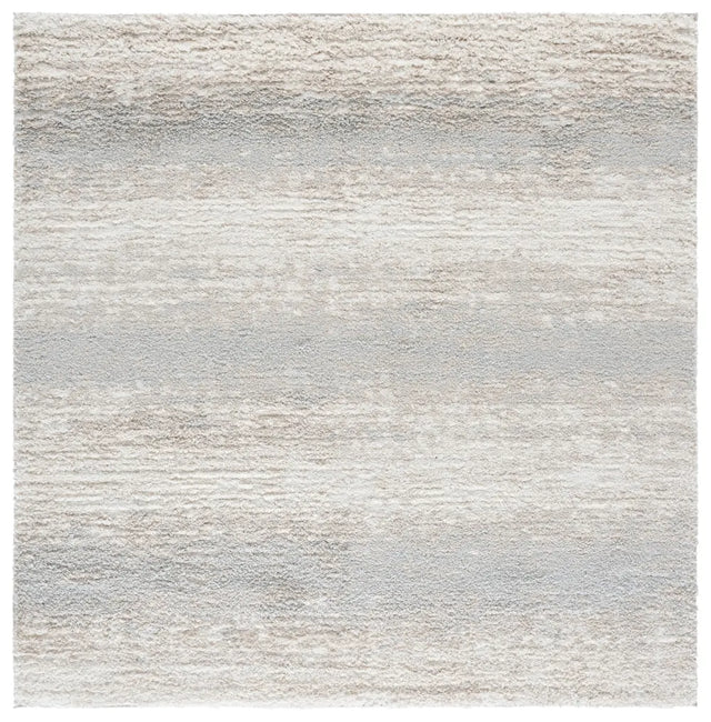 Safavieh Gemma Shag 6'-7" x 6'-7" Rug in Ivory / Beige Grey
