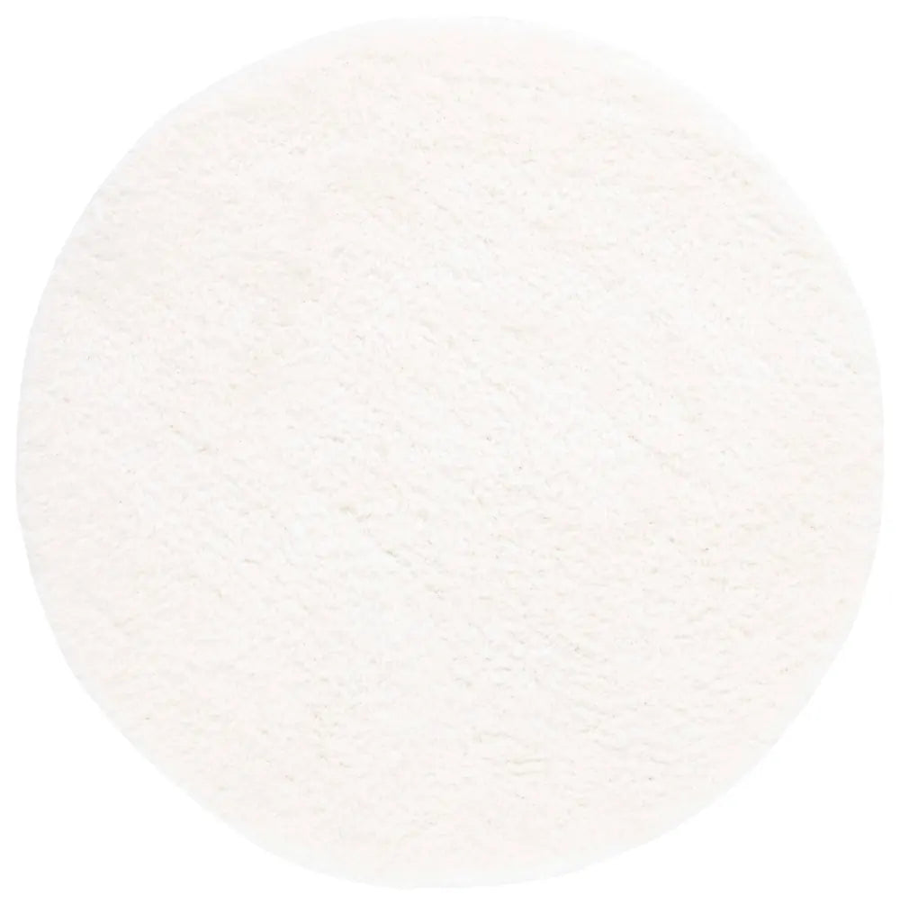 Safavieh Luxe Shag 6'-0" x 6'-0" Rug in Ivory