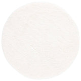 Safavieh Luxe Shag 6'-0" x 6'-0" Rug in Ivory