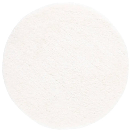 Safavieh Luxe Shag 6'-0" x 6'-0" Rug in Ivory