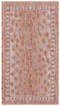 Safavieh Courtyard 2'-0" x 3'-7" Rug in Rust / Beige