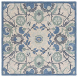 Safavieh Antiquity 6'-0" x 6'-0" Rug in Ivory / Blue