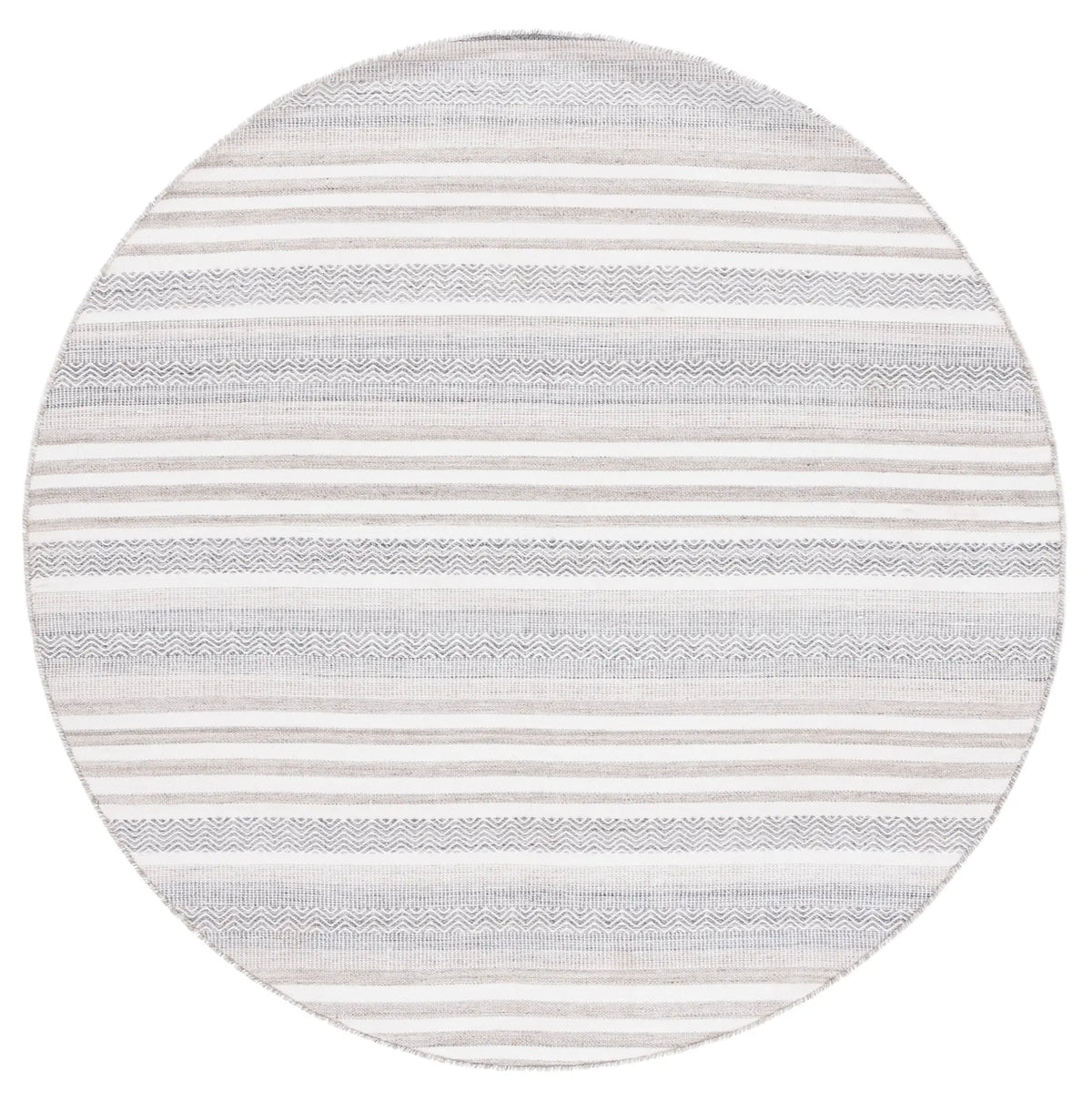 Safavieh Kilim 6'-0" x 6'-0" Rug in Ivory / Charcoal