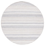 Safavieh Kilim 6'-0" x 6'-0" Rug in Ivory / Charcoal