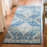 Safavieh Madison 2'-3" x 12'-0" Rug in Navy / Creme
