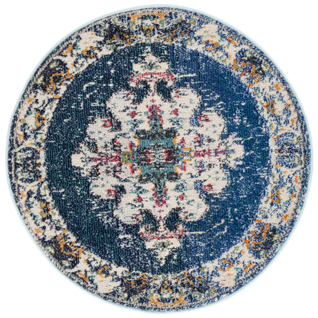 Safavieh Madison 3'-0" x 3'-0" Rug in Navy / Grey