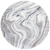 Safavieh Cyrus Shag 6'-7" x 6'-7" Rug in Grey / Beige
