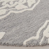 Safavieh Ebony 6'-0" x 6'-0" Rug in Ivory / Grey