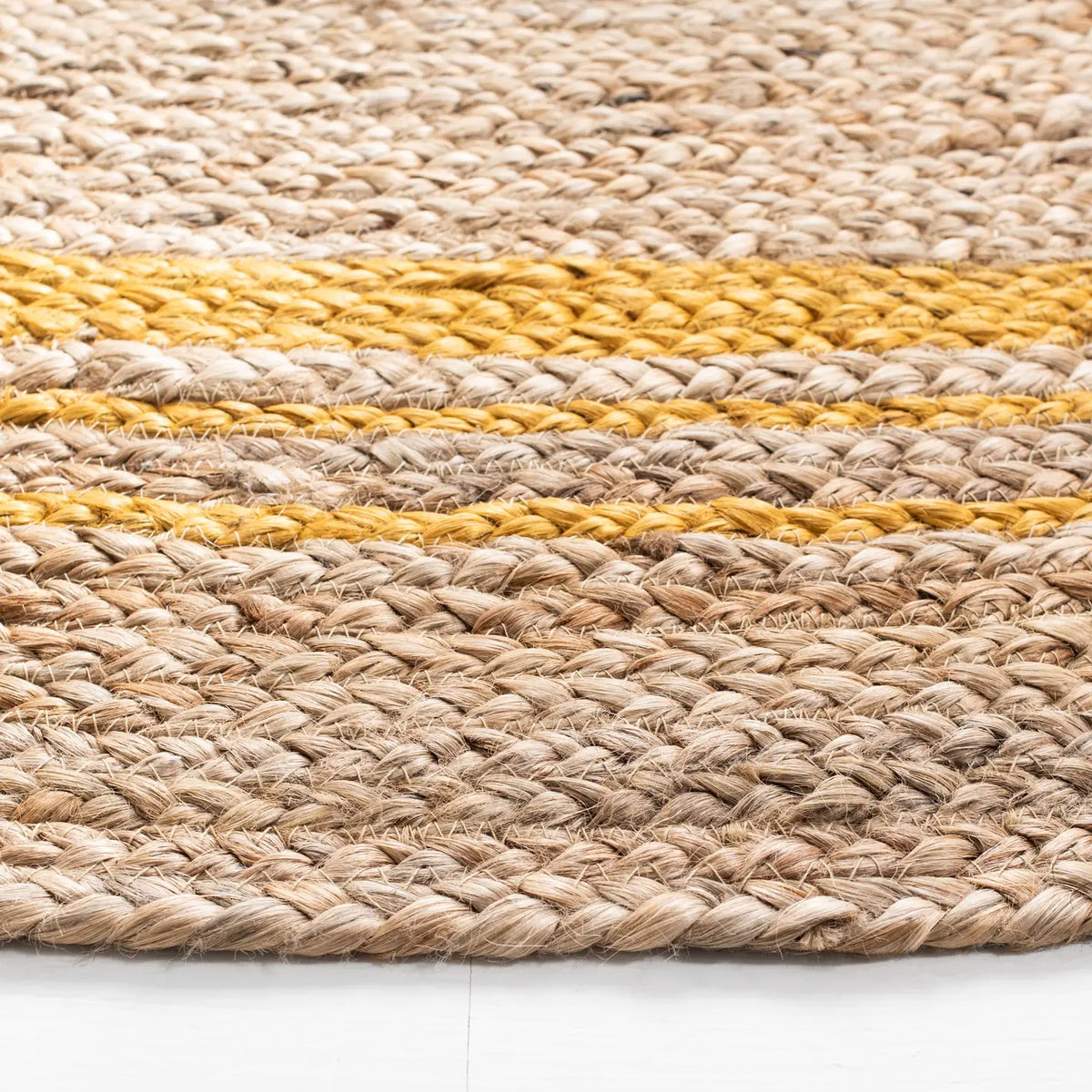 Safavieh Natural Fiber 5'-0" x 5'-0" Rug in Beige / Gold