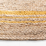 Safavieh Natural Fiber 5'-0" x 5'-0" Rug in Beige / Gold