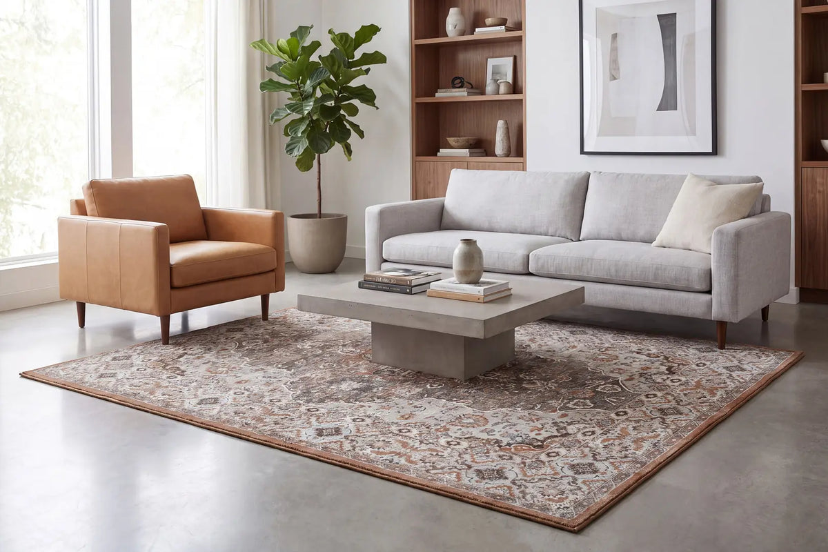 Dynamic Rugs Ancient Garden 57275 Beige/Multi Rug - Room