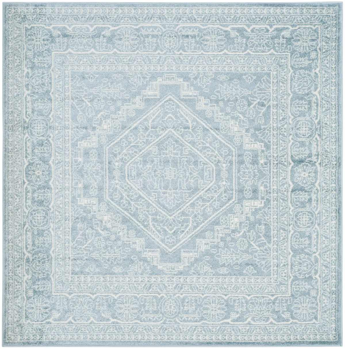 Safavieh Adirondack 6'-0" x 6'-0" Rug in Slate / Ivory