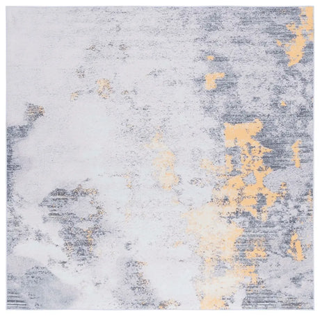 Safavieh Tacoma 6'-0" x 6'-0" Rug in Grey / Gold