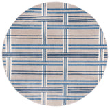 Safavieh Groove 6'-7" x 6'-7" Rug in Beige / Blue